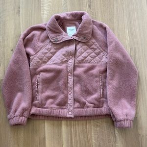 Abercrombie and Fitch button up Sherpa